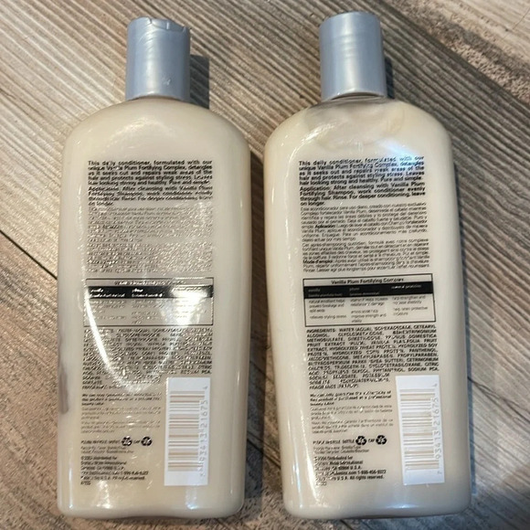 NEW Lot of 2 Back to Basics Vanilla Plum Conditioner Discontinued 12 oz Salon - Picture 2 of 2